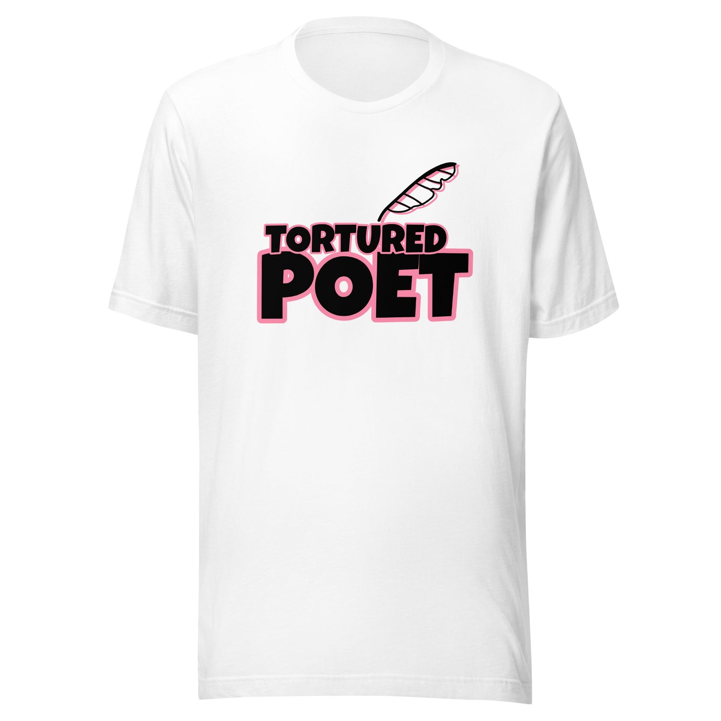 Tortured Poet Pink Unisex t-shirt - Premium  from Wanna Freestyle Designs - Just $22.99! Shop now at Wanna Freestyle Designs