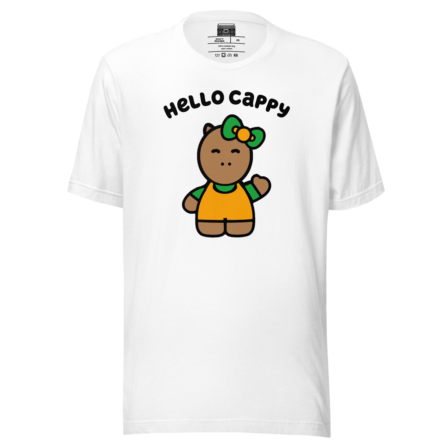 Hello Cappy original Unisex t-shirt - Premium  from Wanna Freestyle Designs - Just $23.99! Shop now at Wanna Freestyle Designs