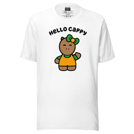 Hello Cappy Unisex t-shirt - Premium  from Wanna Freestyle Designs - Just $24.99! Shop now at Wanna Freestyle Designs