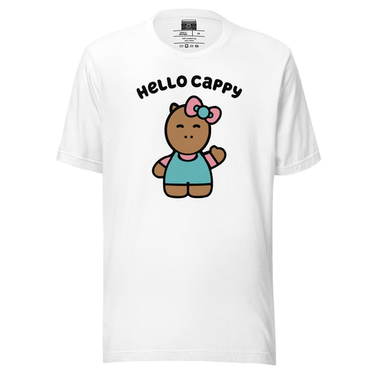 Hello Cappy 2 Unisex t-shirt - Premium  from Wanna Freestyle Designs - Just $23.99! Shop now at Wanna Freestyle Designs