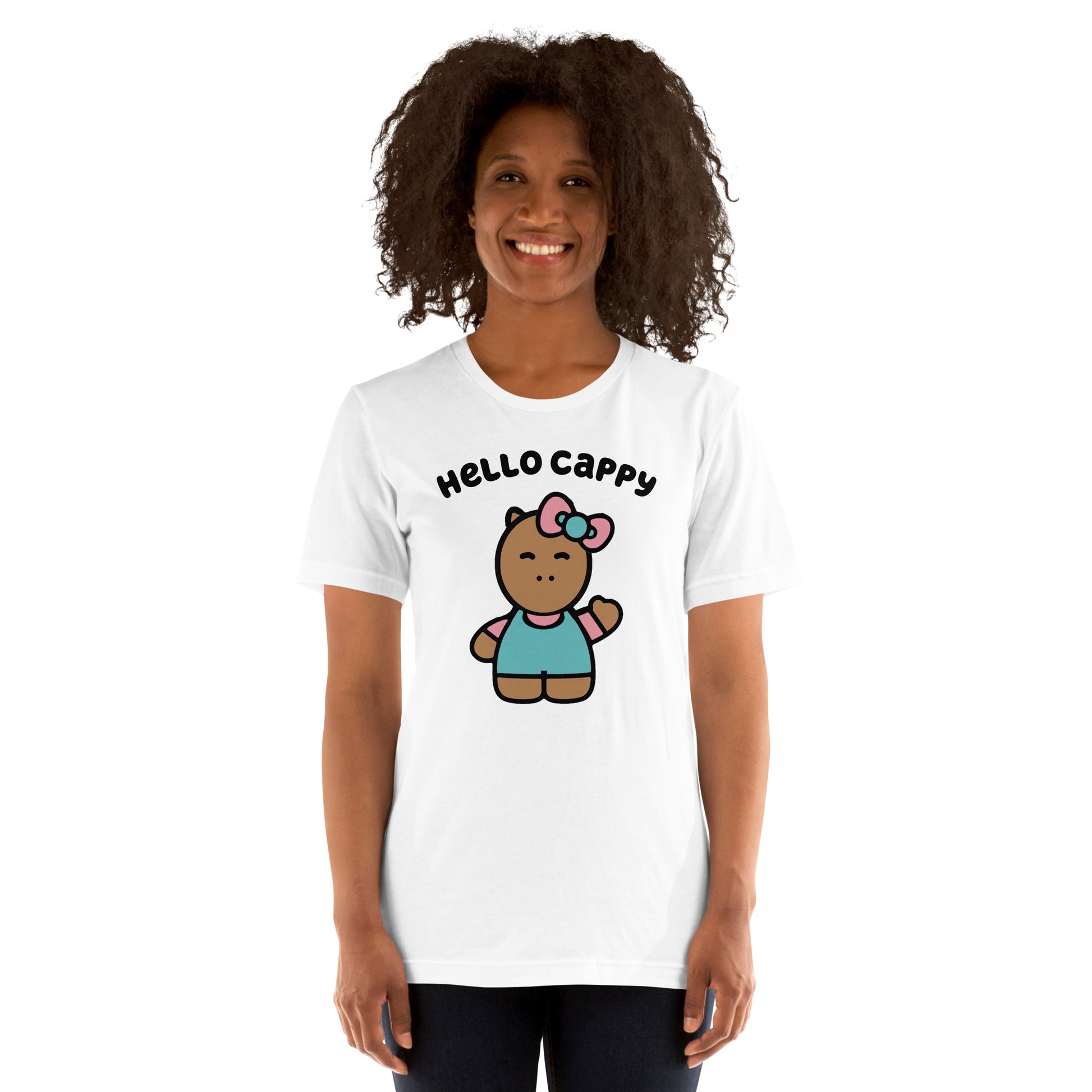 Hello Cappy 2 Unisex t-shirt - Premium  from Wanna Freestyle Designs - Just $23.99! Shop now at Wanna Freestyle Designs