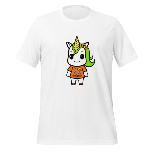 Halloween Lil Unicorn Unisex t-shirt - Premium T-Shirt from Wanna Freestyle Designs - Just $23.99! Shop now at Wanna Freestyle Designs