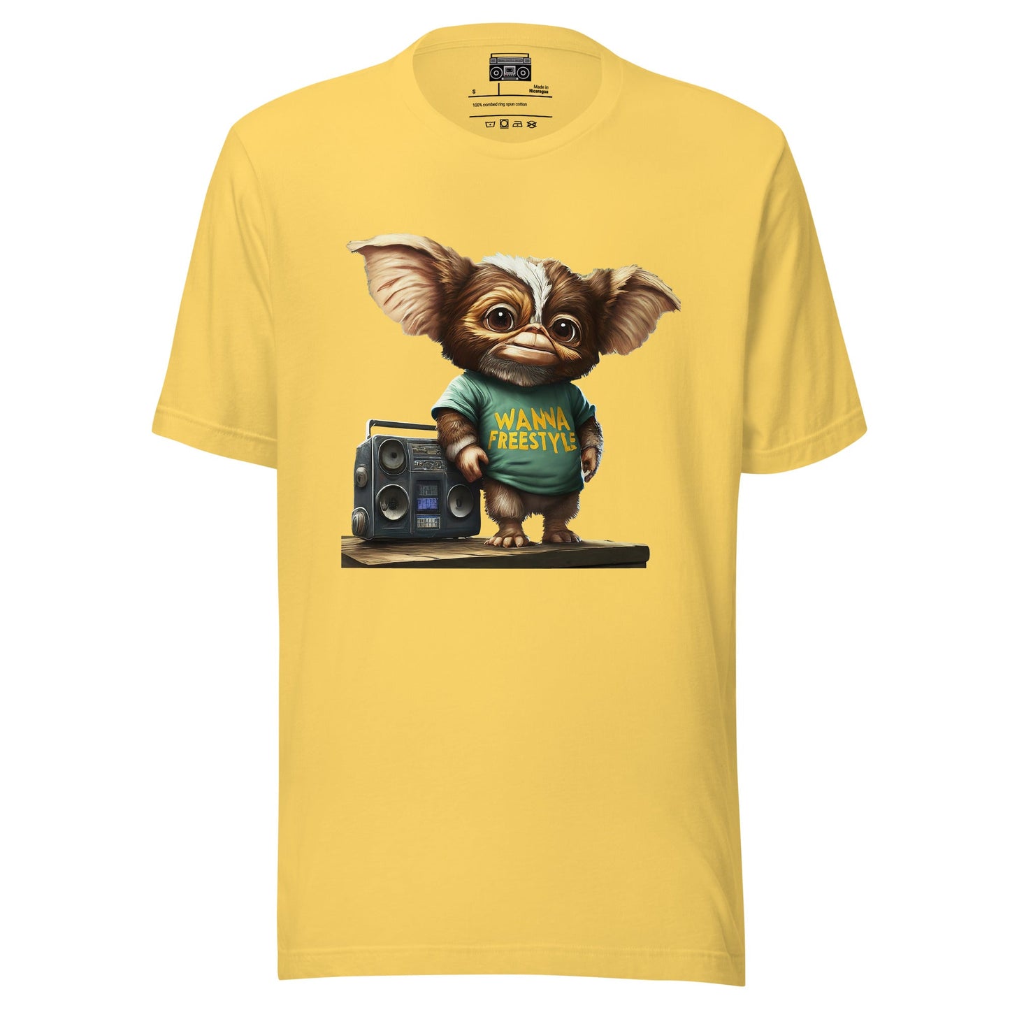 Gizmo Freestyle Boom Box Short Sleeve Unisex t-shirt - Premium T-Shirt from Wanna Freestyle - Just $19.99! Shop now at Wanna Freestyle