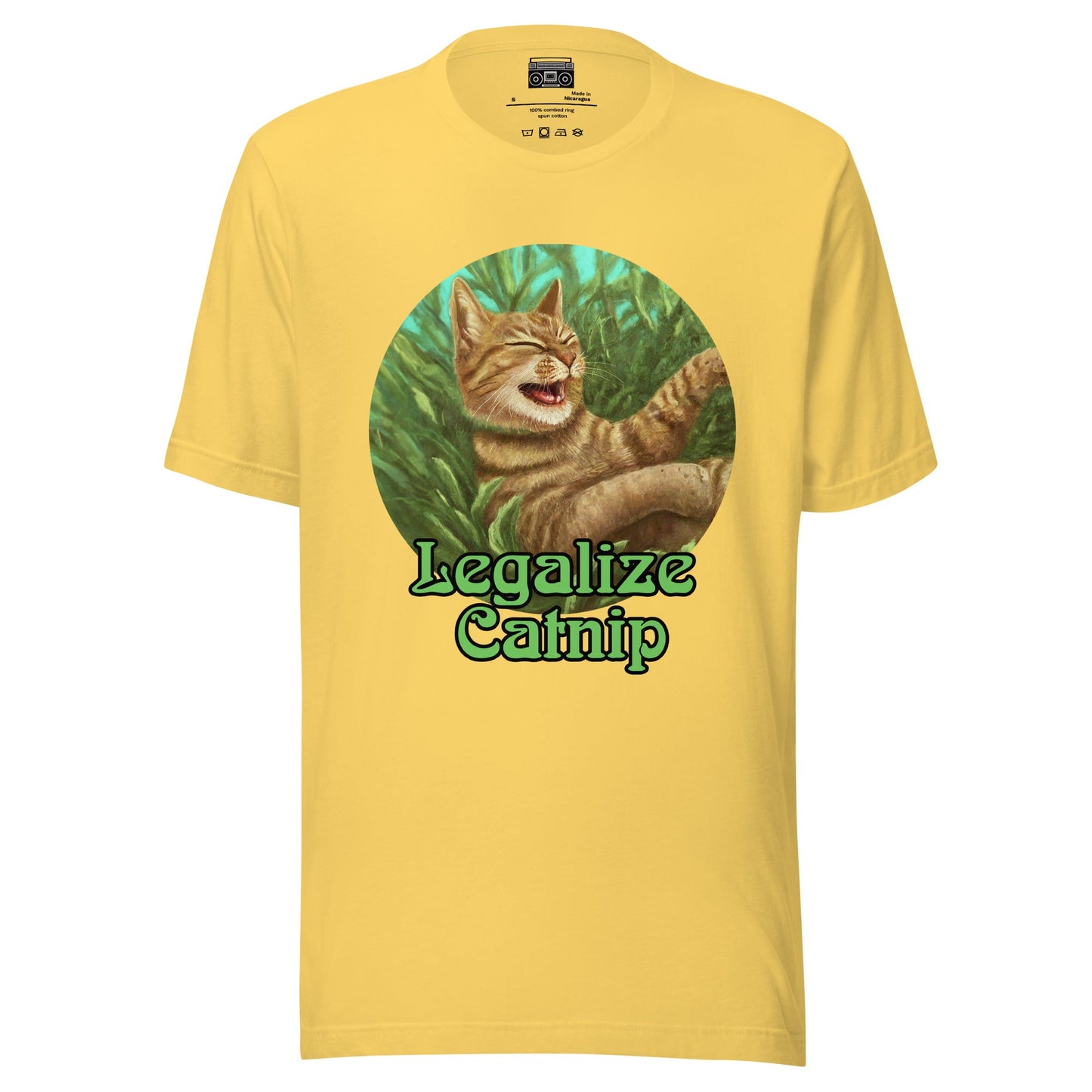 Legalize Catnip Short Sleeve Unisex t-shirt - Premium T-Shirt from Wanna Freestyle - Just $19.99! Shop now at Wanna Freestyle