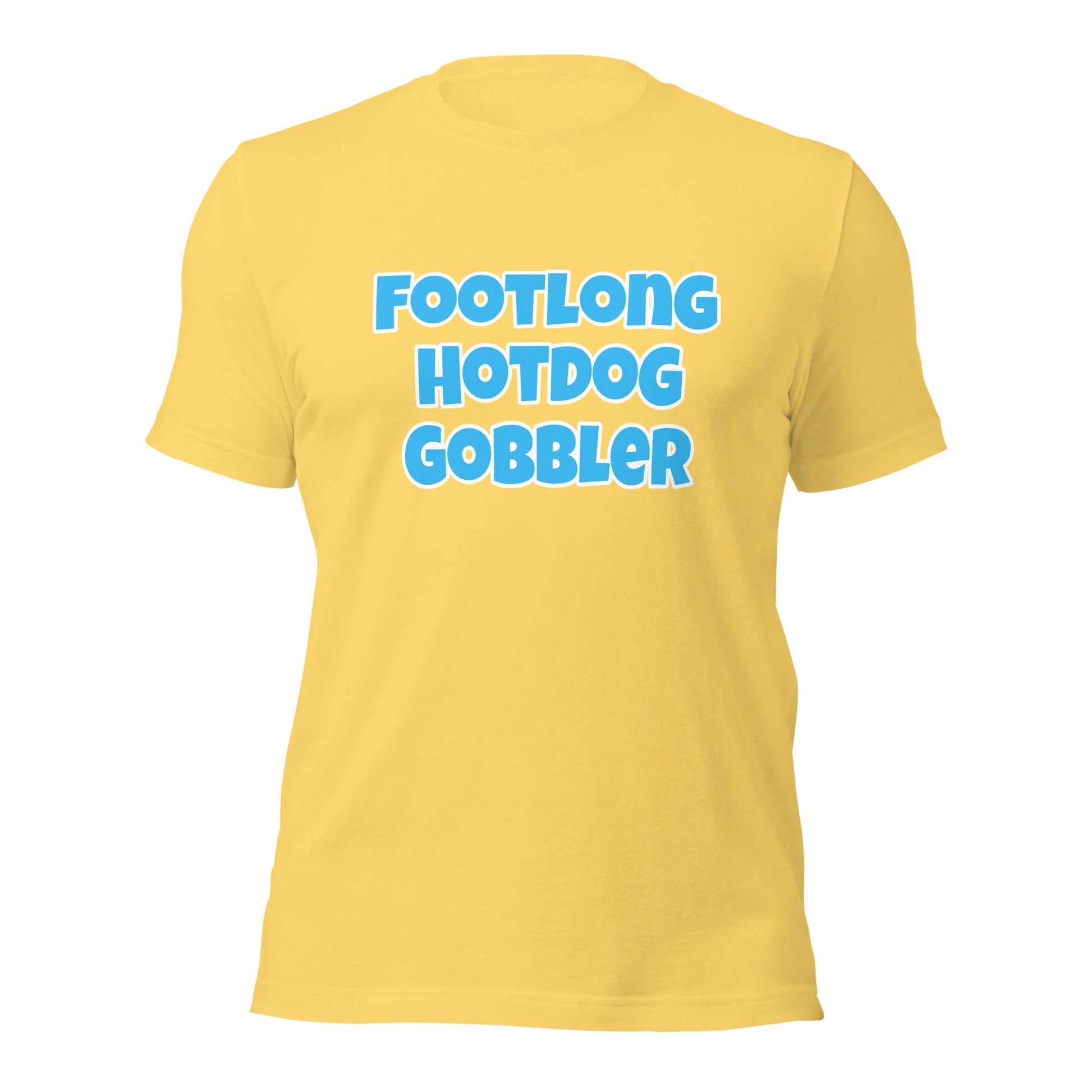 Footlong Hot Dog Gobbler Unisex t-shirt - Premium T-Shirt from Wanna Freestyle - Just $18! Shop now at Wanna Freestyle