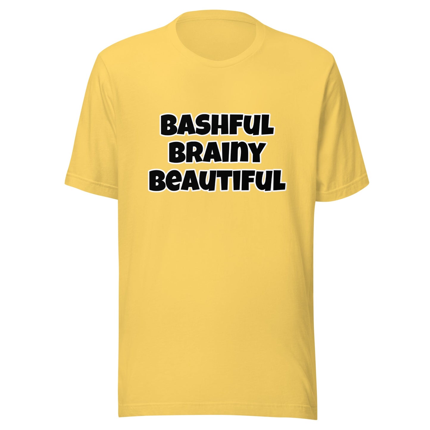 Beautiful Brainy Bashful Unisex t-shirt - Premium T-Shirt from Wanna Freestyle - Just $18! Shop now at Wanna Freestyle