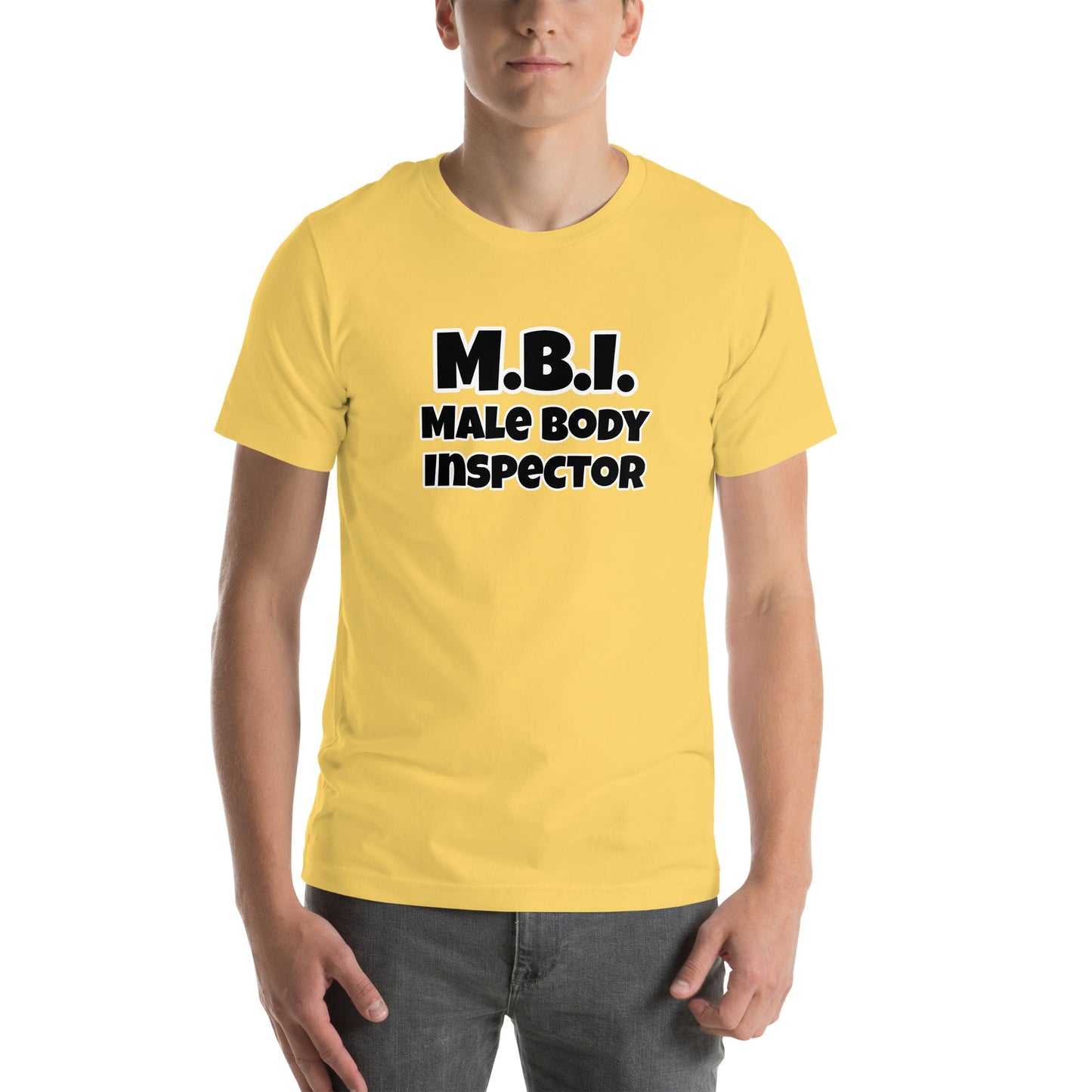 Male Body Inspector Unisex T-shirt - Premium T-Shirt from Wanna Freestyle - Just $19.99! Shop now at Wanna Freestyle