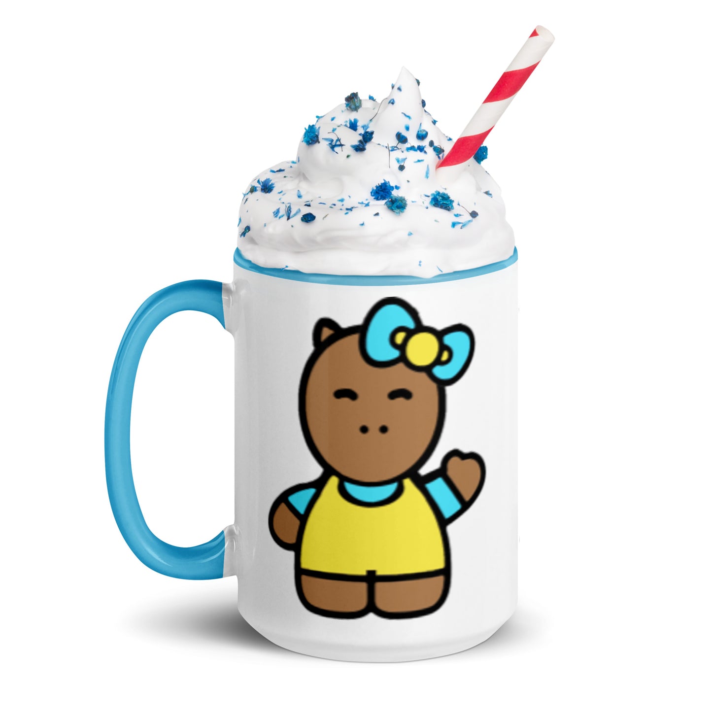 Hello Cappy Mug with Color Inside - Premium  from Wanna Freestyle Designs - Just $16! Shop now at Wanna Freestyle Designs