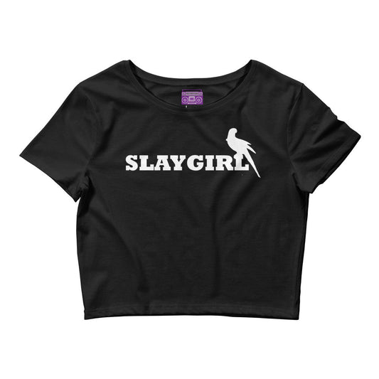 Slaygirl Parrot 2 Women’s Crop Tee - Premium T-Shirt from Wanna Freestyle - Just $24.99! Shop now at Wanna Freestyle