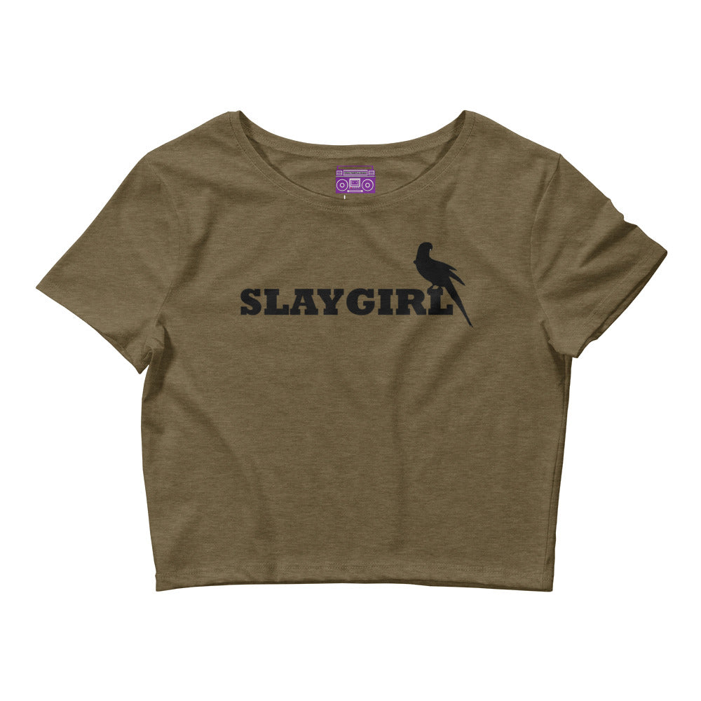 Slaygirl Parrot Women’s Crop Tee - Premium T-Shirt from Wanna Freestyle - Just $24.99! Shop now at Wanna Freestyle