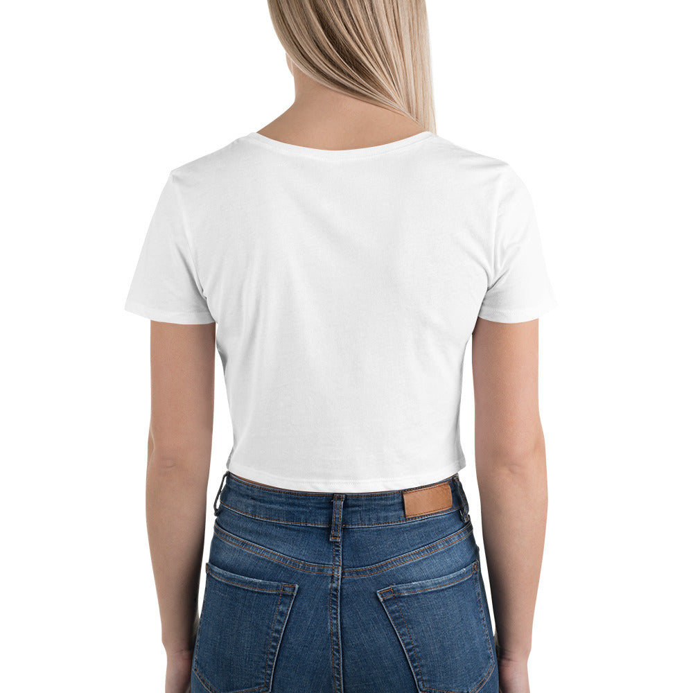 Hello Cappy Women’s Crop Tee - Premium  from Wanna Freestyle Designs - Just $32.50! Shop now at Wanna Freestyle Designs