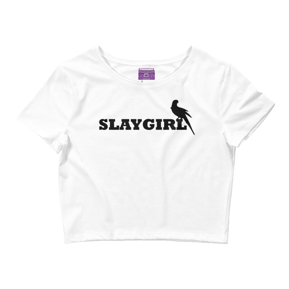 Slaygirl Parrot Women’s Crop Tee - Premium T-Shirt from Wanna Freestyle - Just $24.99! Shop now at Wanna Freestyle