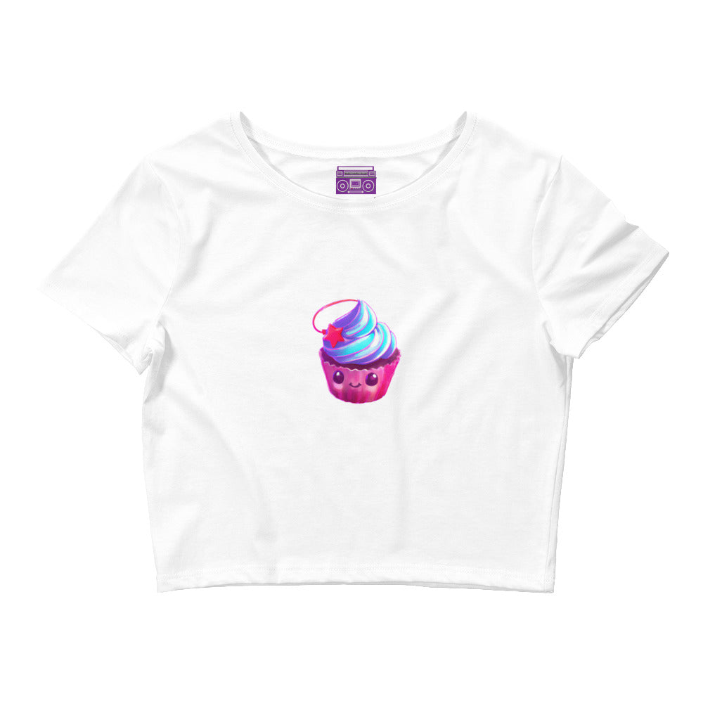 Little Cupcakes 2 Women’s Crop Tee - Premium T-Shirt from Wanna Freestyle - Just $24.99! Shop now at Wanna Freestyle