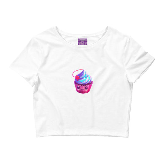 Little Cupcakes 2 Women’s Crop Tee - Premium T-Shirt from Wanna Freestyle - Just $24.99! Shop now at Wanna Freestyle