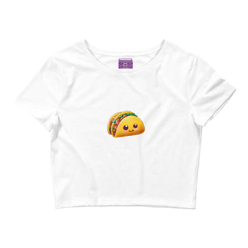 Little Tacos 2 Women’s Crop Tee - Premium T-Shirt from Wanna Freestyle - Just $24.99! Shop now at Wanna Freestyle