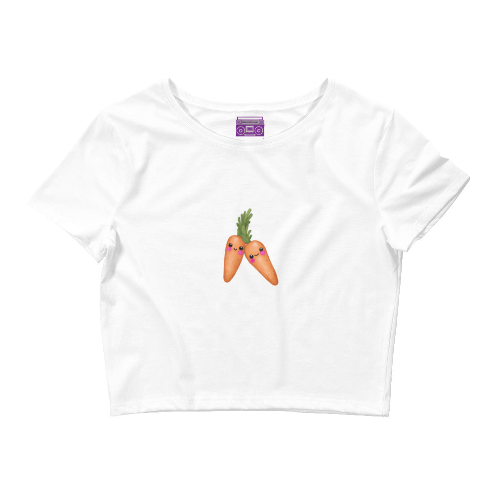 Little carrots Women’s Crop Tee - Premium T-Shirt from Wanna Freestyle - Just $24.99! Shop now at Wanna Freestyle