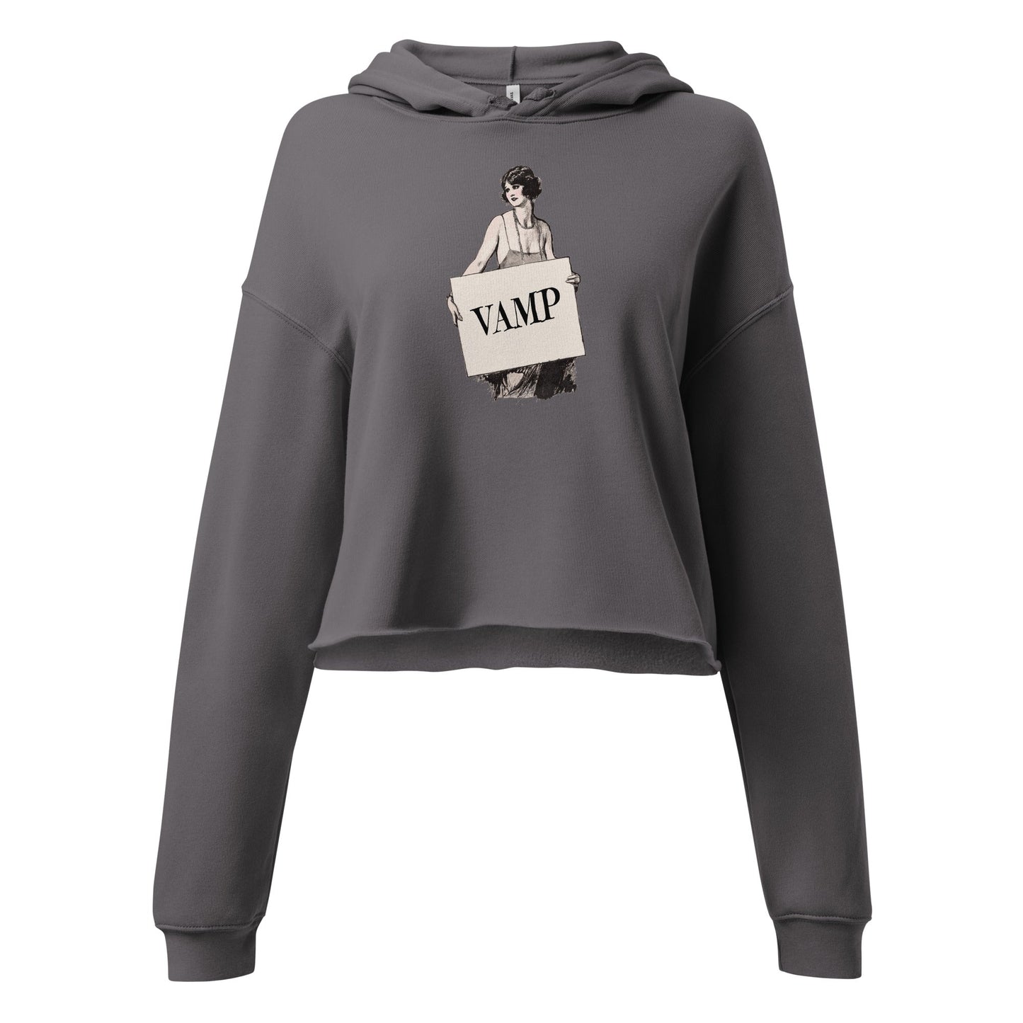 VAMP Long Sleeve Crop Hoodie - Premium Hoodie from Wanna Freestyle - Just $45! Shop now at Wanna Freestyle