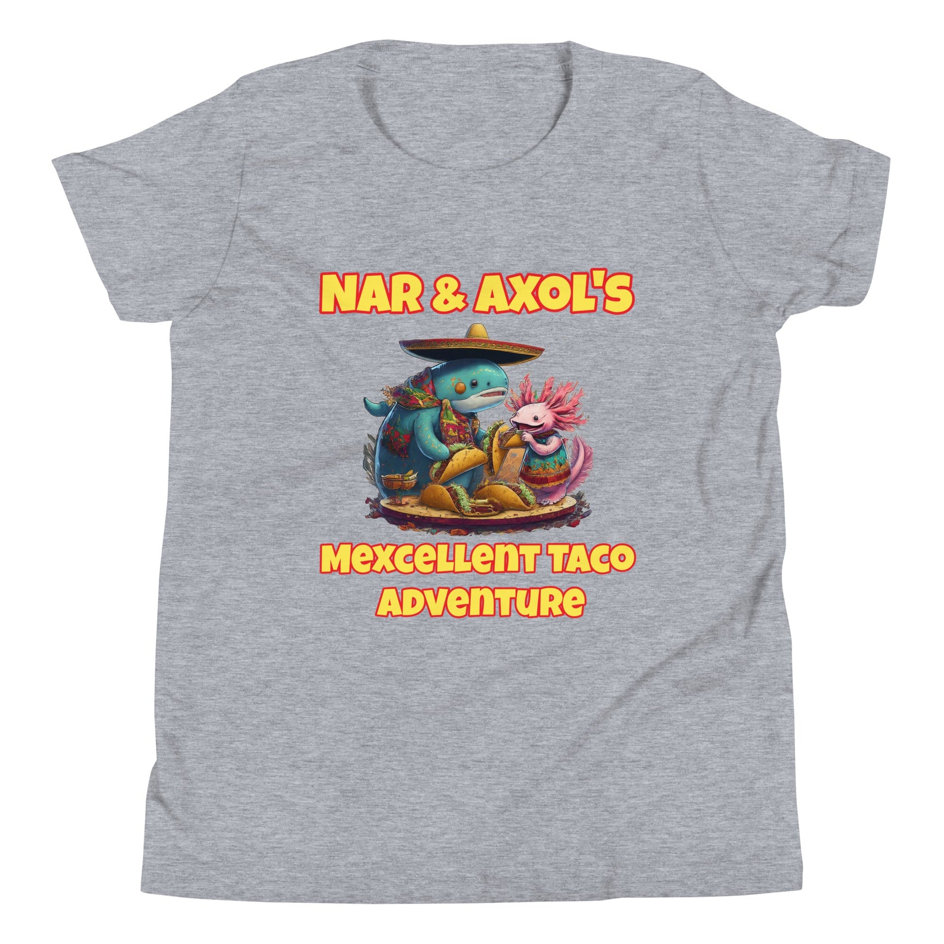 Nar & Axol's Mexcellent Adventure Youth Short Sleeve T-Shirt - Premium T-Shirt from Wanna Freestyle Designs - Just $18! Shop now at Wanna Freestyle Designs