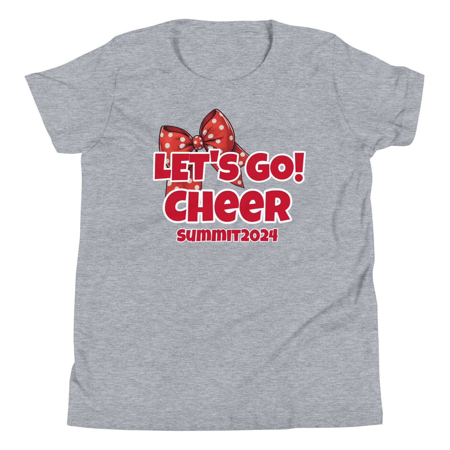 Let's Go! Cheer Summit Youth Short Sleeve T-Shirt - Premium T-Shirt from Wanna Freestyle Designs - Just $18! Shop now at Wanna Freestyle Designs