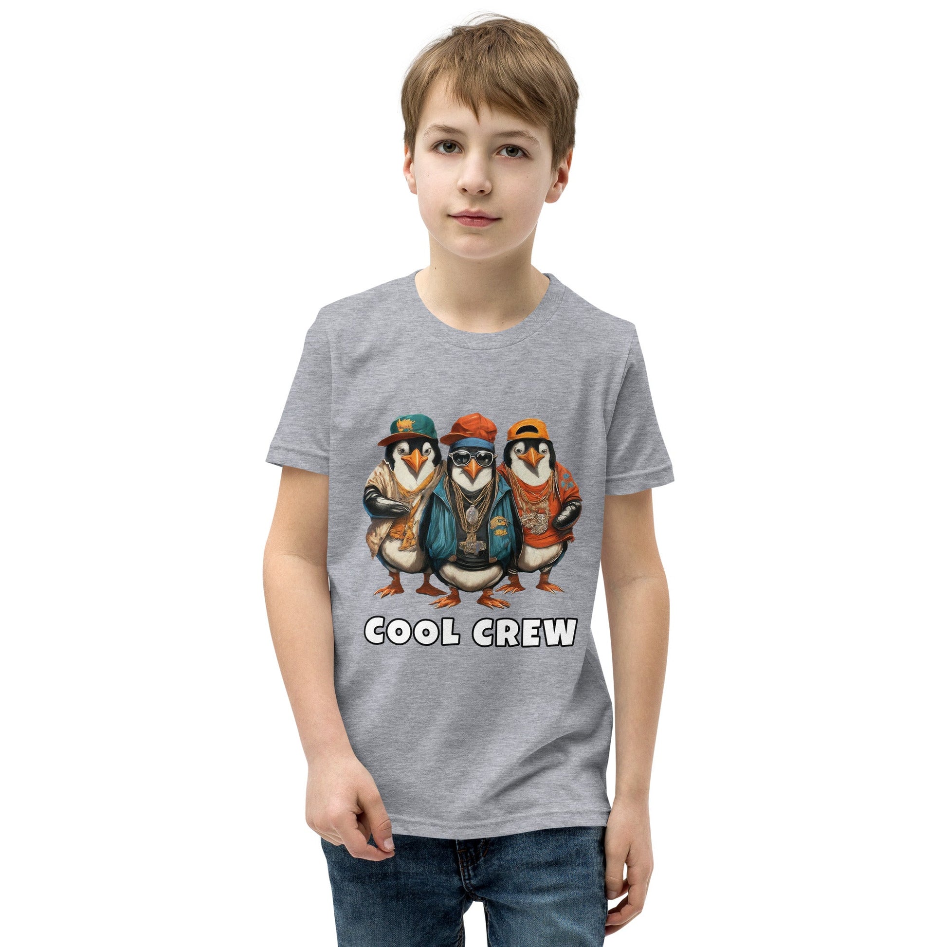 Penguin Crew 2 Youth Short Sleeve T-Shirt - Premium T-Shirt from Wanna Freestyle Designs - Just $18! Shop now at Wanna Freestyle Designs