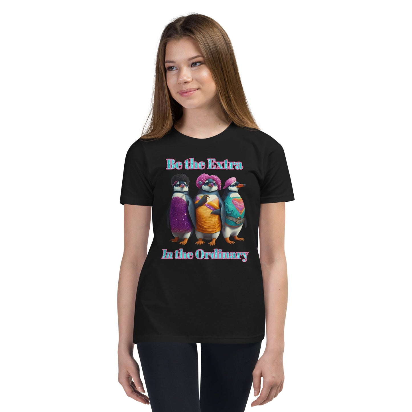 80's Girl Group Be Cool Youth Short Sleeve T-Shirt - Premium T-Shirt from Wanna Freestyle Designs - Just $18! Shop now at Wanna Freestyle Designs