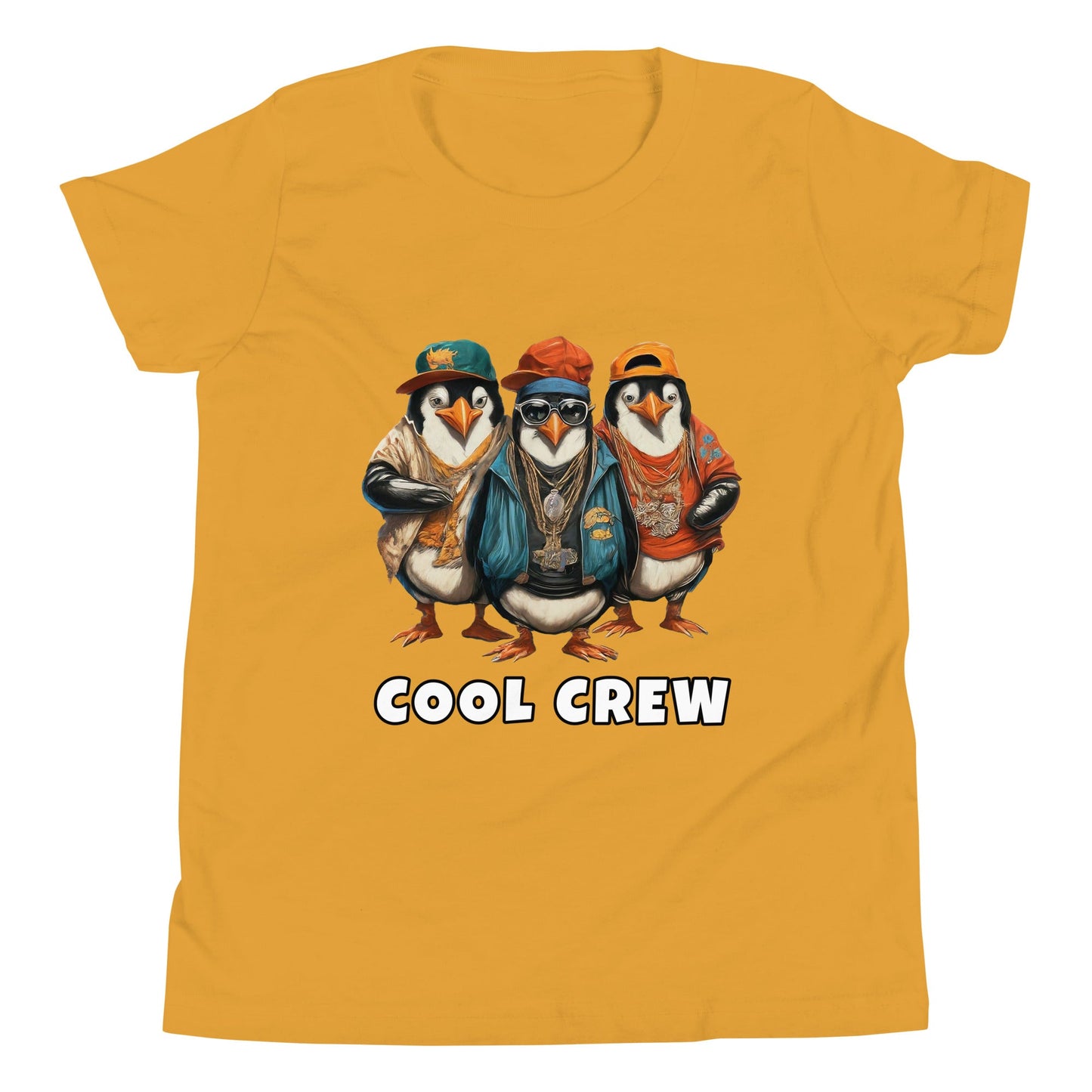 Penguin Crew 2 Youth Short Sleeve T-Shirt - Premium T-Shirt from Wanna Freestyle Designs - Just $18! Shop now at Wanna Freestyle Designs