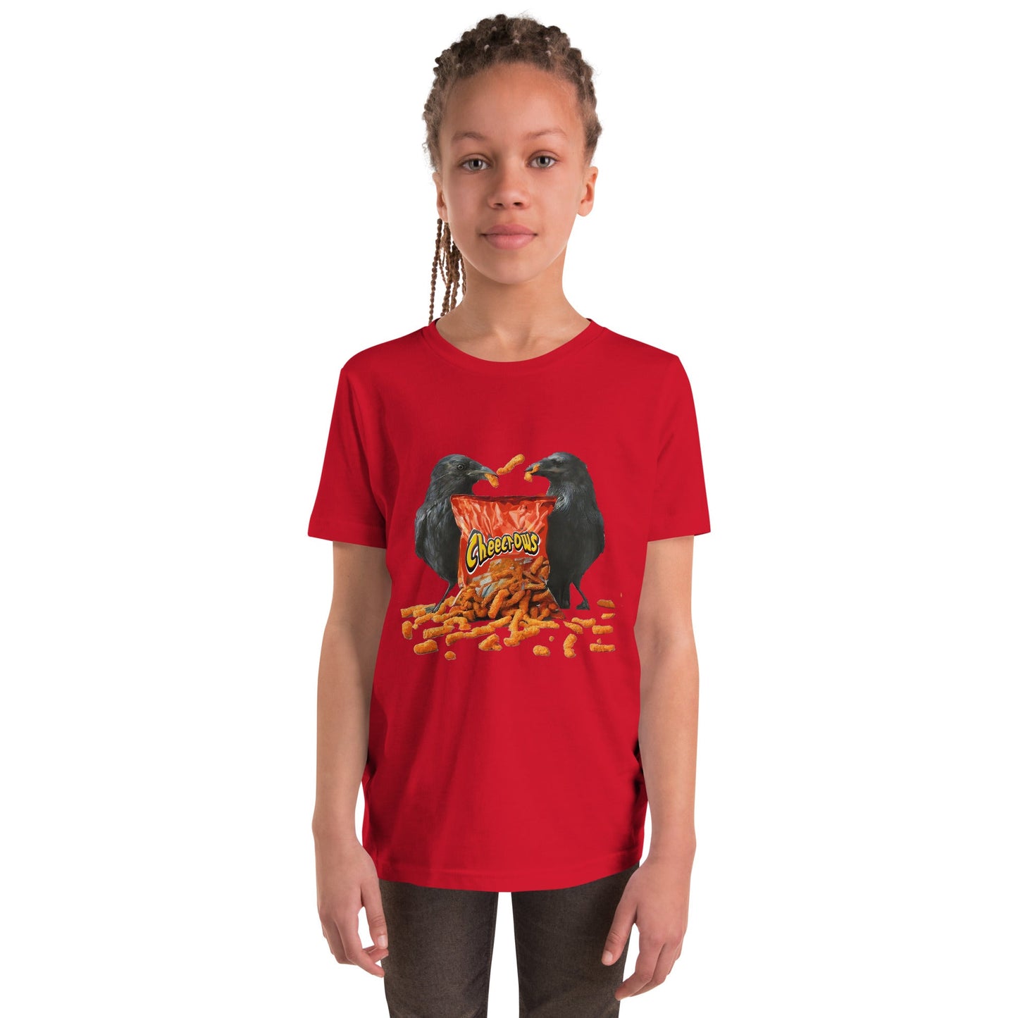 Cheecrows Youth Short Sleeve T-Shirt - Premium T-Shirt from Wanna Freestyle Designs - Just $18! Shop now at Wanna Freestyle Designs