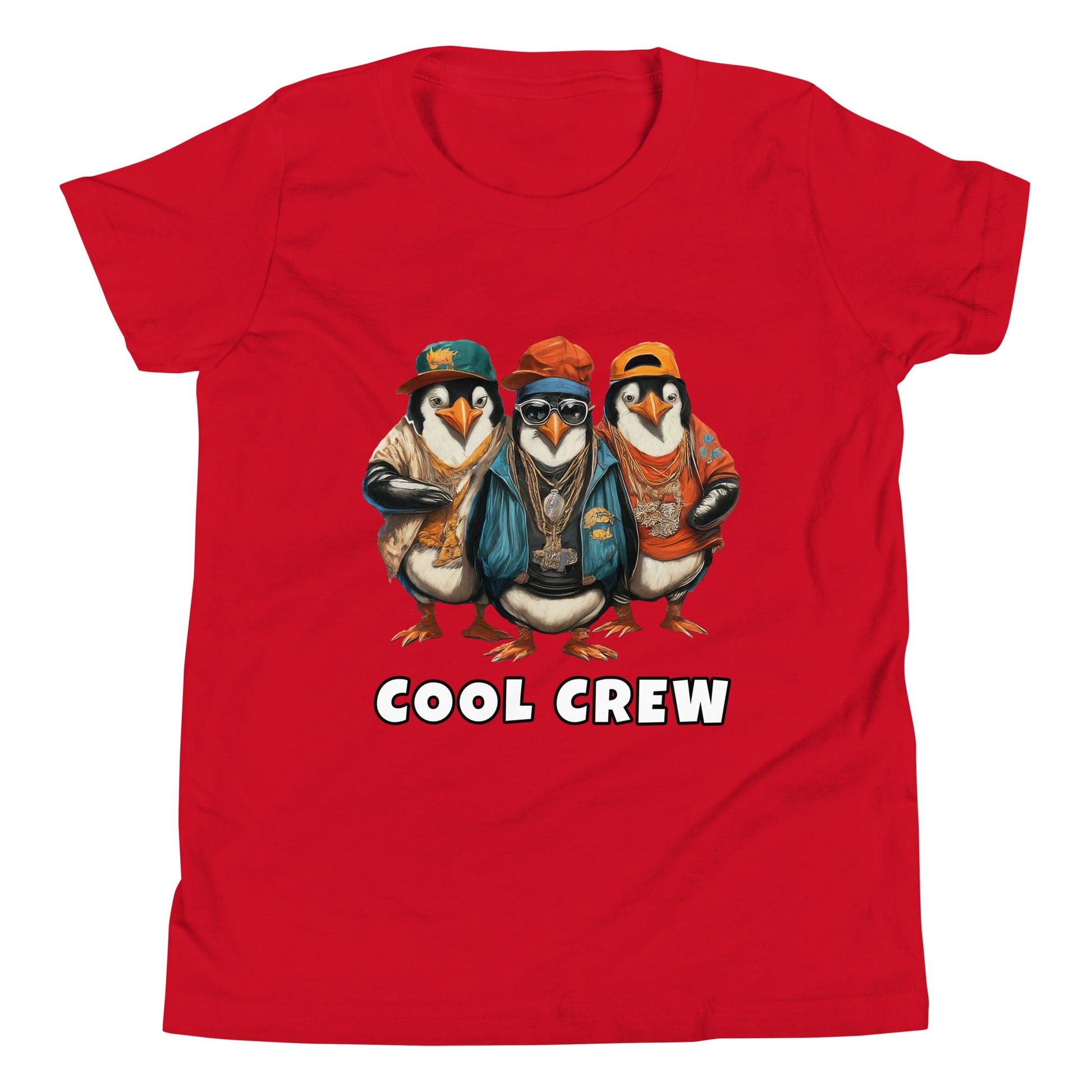 Penguin Crew 2 Youth Short Sleeve T-Shirt - Premium T-Shirt from Wanna Freestyle Designs - Just $18! Shop now at Wanna Freestyle Designs