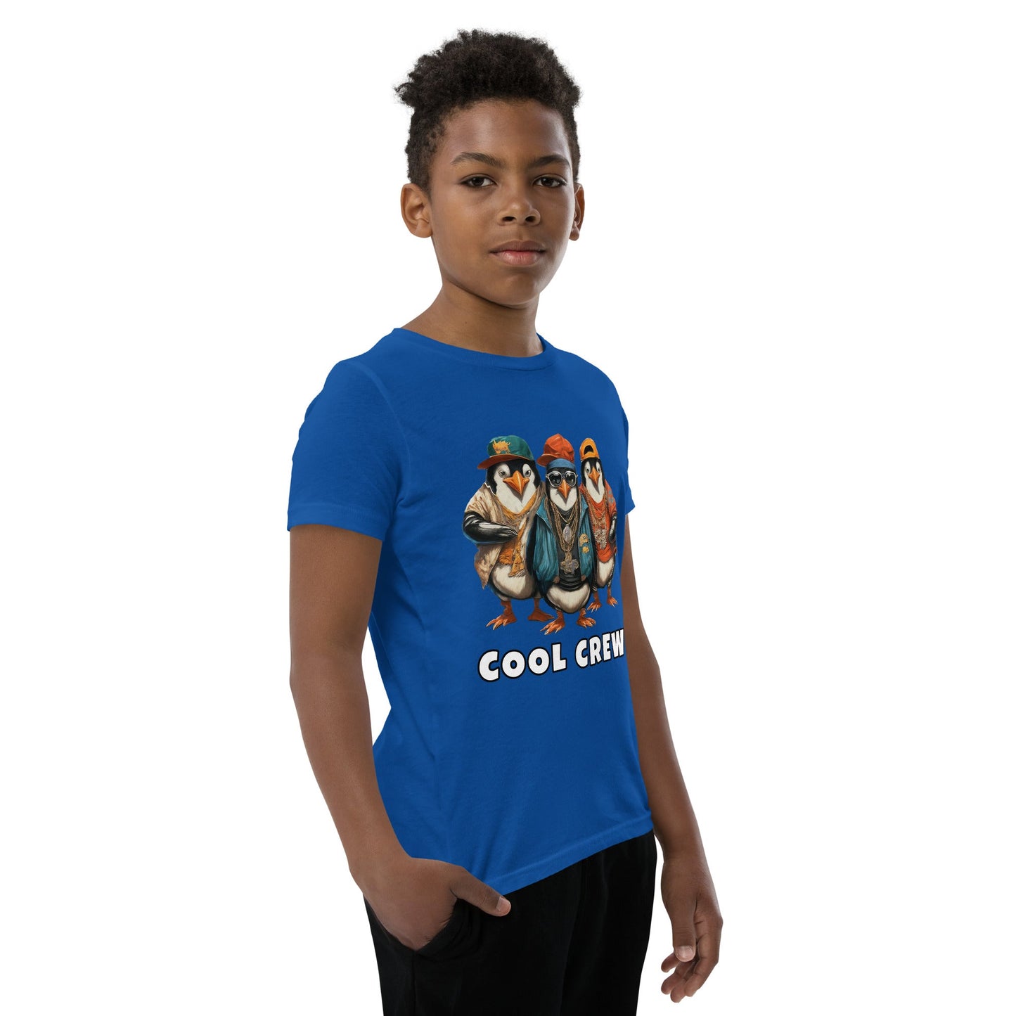 Penguin Crew 2 Youth Short Sleeve T-Shirt - Premium T-Shirt from Wanna Freestyle Designs - Just $18! Shop now at Wanna Freestyle Designs