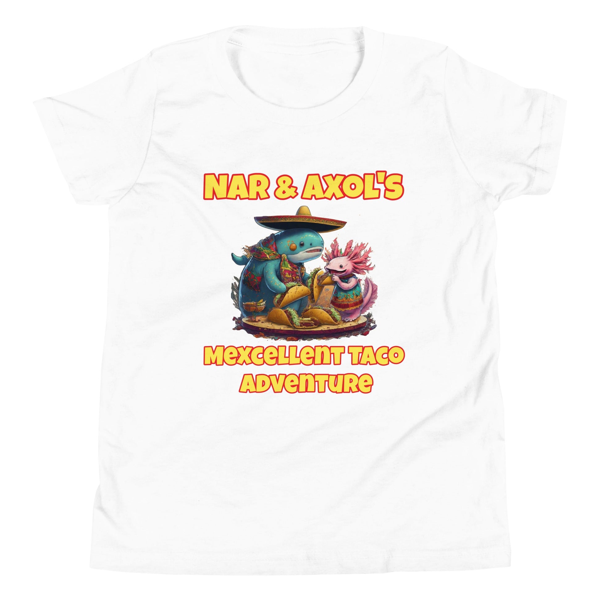 Nar & Axol's Mexcellent Adventure Youth Short Sleeve T-Shirt - Premium T-Shirt from Wanna Freestyle Designs - Just $18! Shop now at Wanna Freestyle Designs