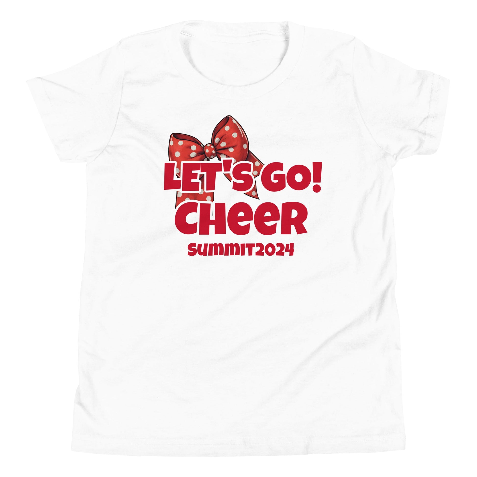 Let's Go! Cheer Summit Youth Short Sleeve T-Shirt - Premium T-Shirt from Wanna Freestyle Designs - Just $18! Shop now at Wanna Freestyle Designs